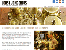 Tablet Screenshot of joostjongerius.nl